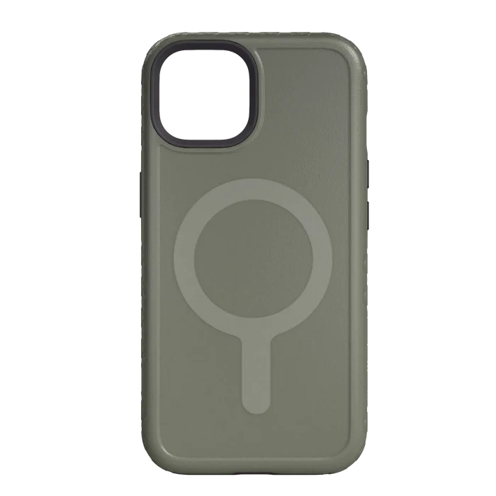 COQUE MAGSAFE DOUBLE COUCHE POUR APPLE IPHONE 14 | VERT OLIVE DRAB | SÉRIE FORTITUDE